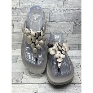 FitFlop Shoes Womens Size 8 Slide Sandals Comfort Floral 180-054